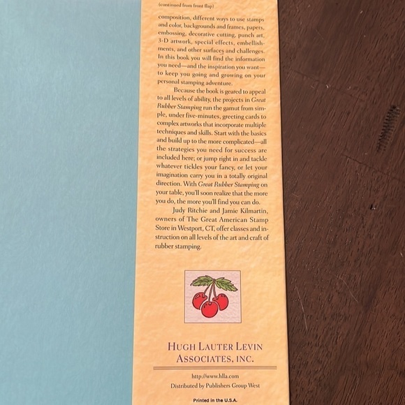 Crafts- Great Rubber Stamping Hardcover Book and 5 Stamps - Picture 11 of 15